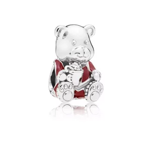 Charm PANDORA en plata de ley Oso de Navidad - 797564ENMX (imagen para) Charm PANDORA en plata de ley Oso de Navidad - 797564ENMX