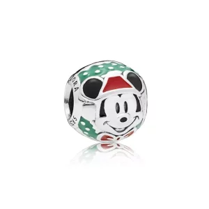 (imagen para) Charm PANDORA en plata de ley Santa Mickey - 797502ENMX