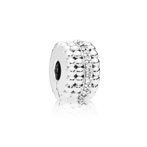 (imagen para) Clip PANDORA en plata de ley Cuentas Brillantes - 797520CZ