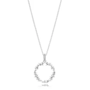 (imagen para) Collar PANDORA en plata de ley Fragmentos de Brillo - 397546CZ-45