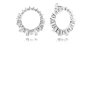 (imagen para) Pendientes PANDORA en plata de ley Belleza Glaciar - 297545CZ