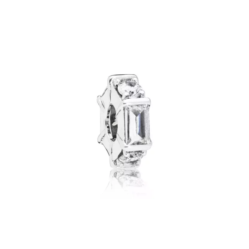 (imagen para) Separador PANDORA en plata de ley Escultura de Hielo - 797529CZ