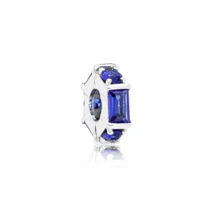 (imagen para) Separador PANDORA en plata de ley Escultura de Hielo Azul - 797529NSBL