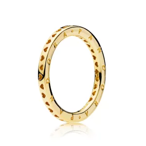 (imagen para) Anillo en PANDORA Shine Corazones Firma PANDORA - 167134