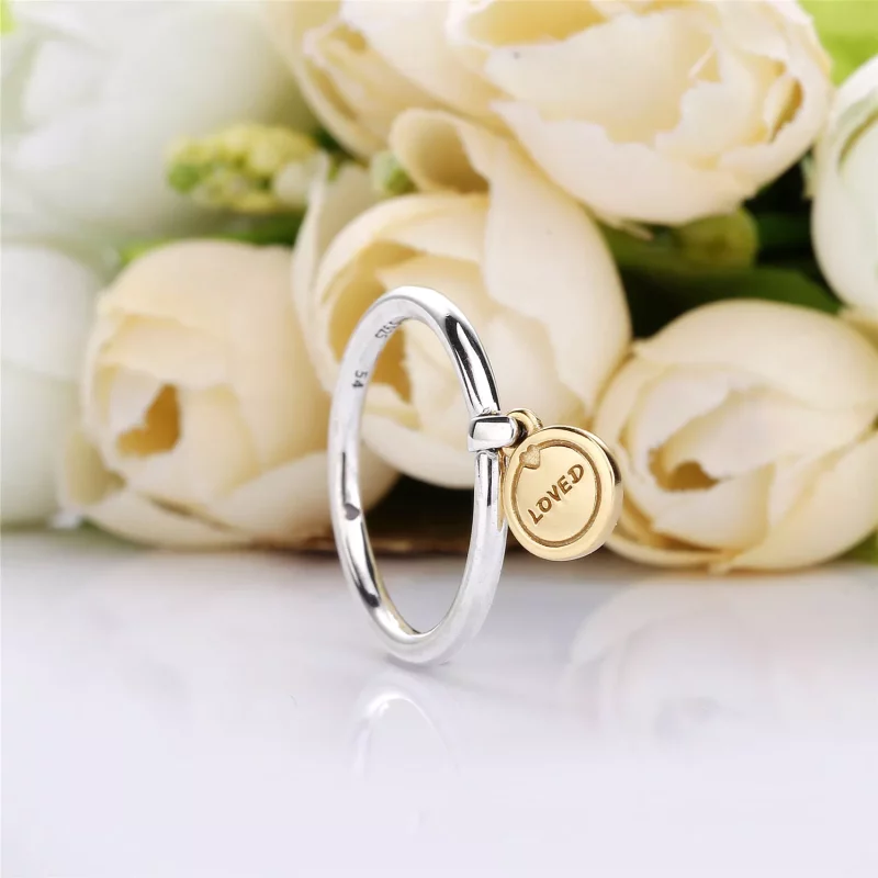(imagen para) Anillo en plata de primera ley y PANDORA Shine Medalla de Amor - 167823 - Ver 2