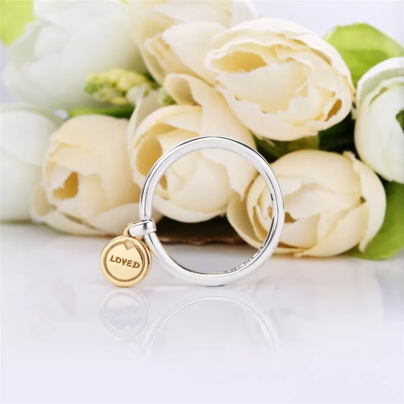 (imagen para) Anillo en plata de primera ley y PANDORA Shine Medalla de Amor - 167823 - Ver 3