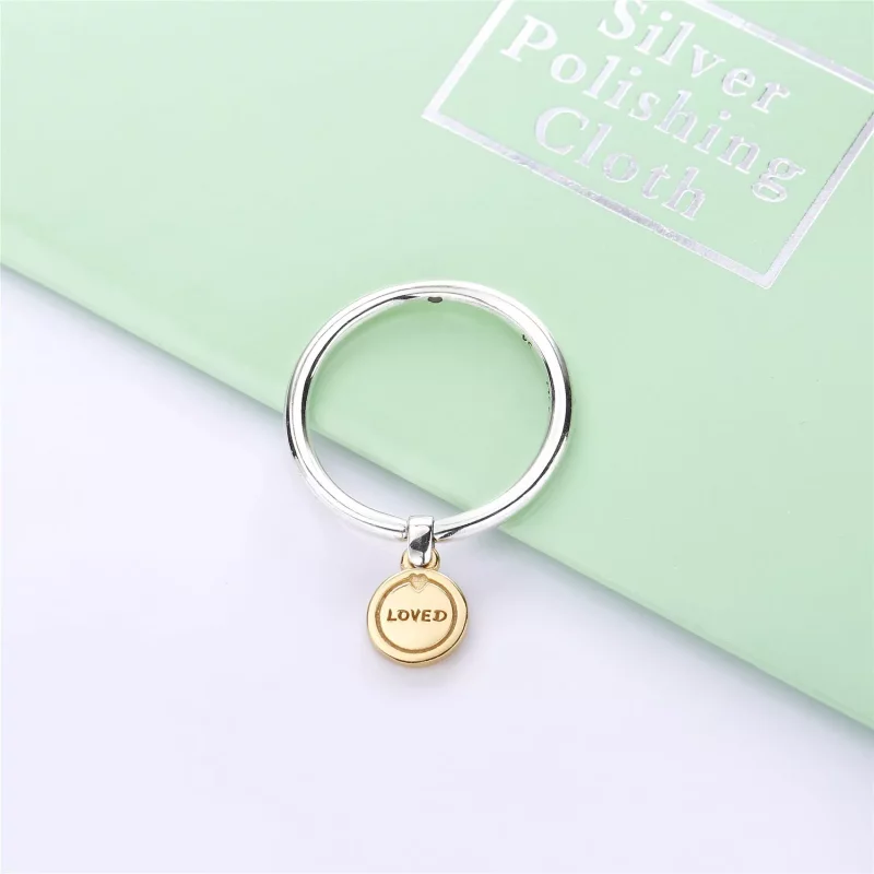 (imagen para) Anillo en plata de primera ley y PANDORA Shine Medalla de Amor - 167823 - Ver 4