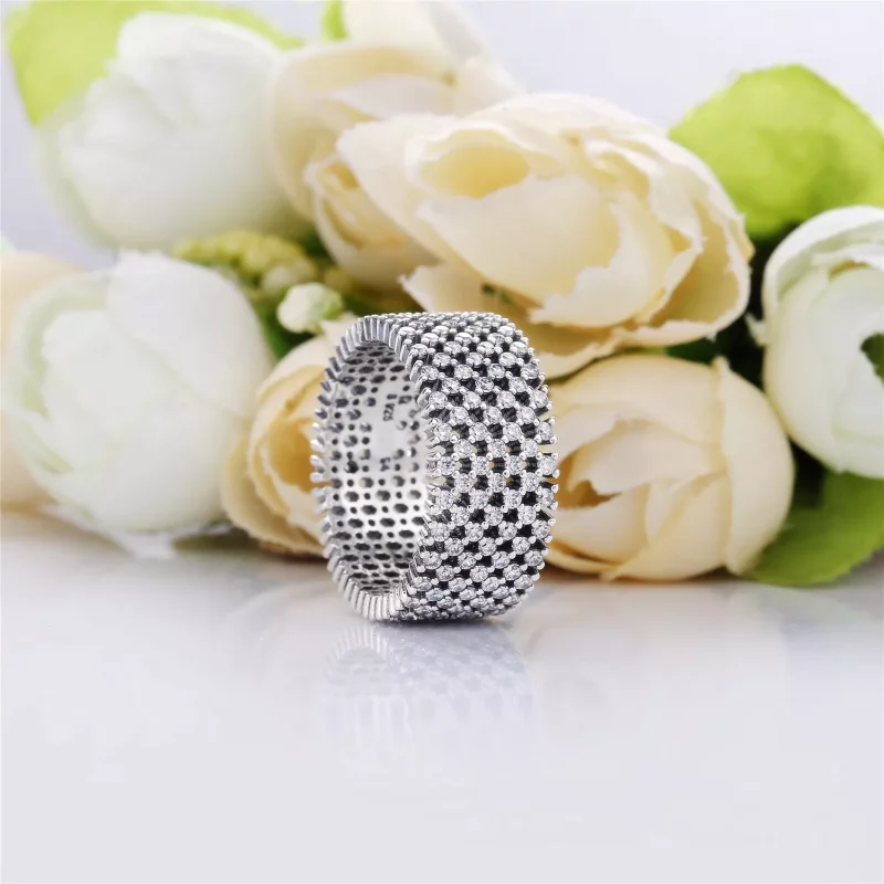 (imagen para) Anillo PANDORA Cheque heráldico 197695CZ - Ver 2