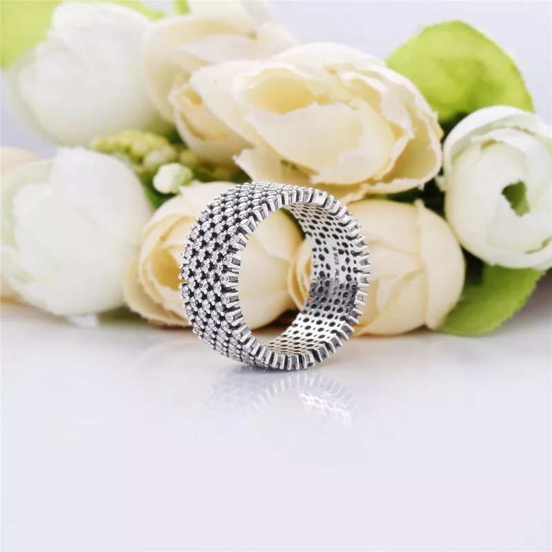 (imagen para) Anillo PANDORA Cheque heráldico 197695CZ - Ver 4