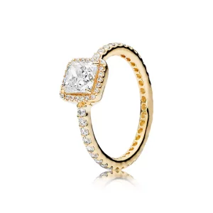 (imagen para) Anillo PANDORA en oro Elegancia Atemporal - 150188CZ