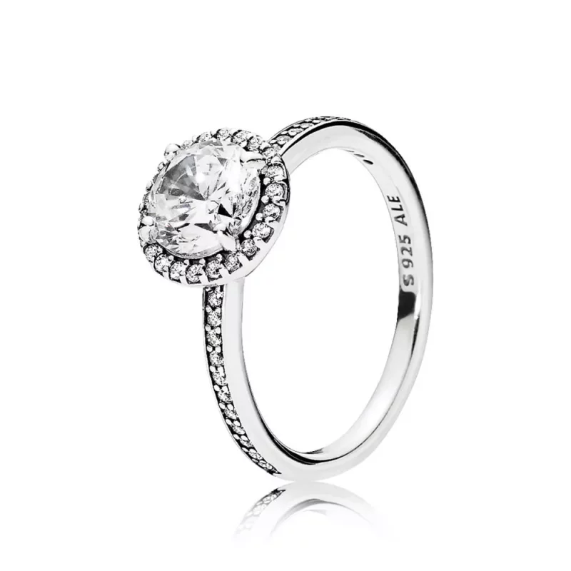(imagen para) Anillo PANDORA en plata de ley Elegancia Clásica - 196250CZ
