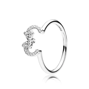 (imagen para) Anillo PANDORA en plata de ley Silueta Minnie - 197509CZ
