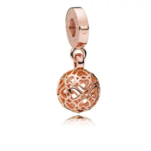 (imagen para) Charm colgante en PANDORA Rose Corazones Amoniosos - 787255