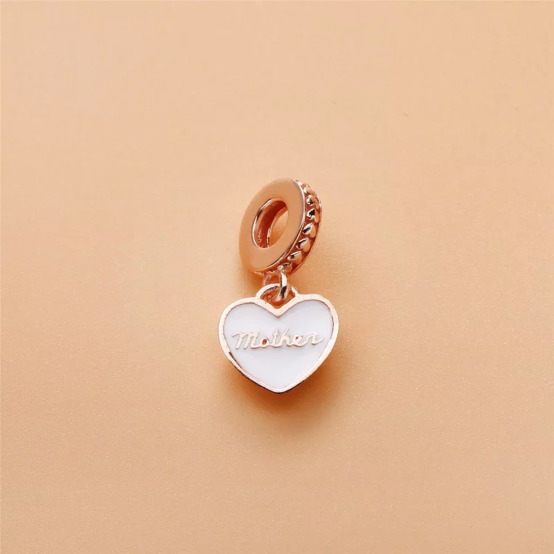 (imagen para) Charm colgante en PANDORA Rose Corazones Madre e Hija - 782072EN23 - Ver 2