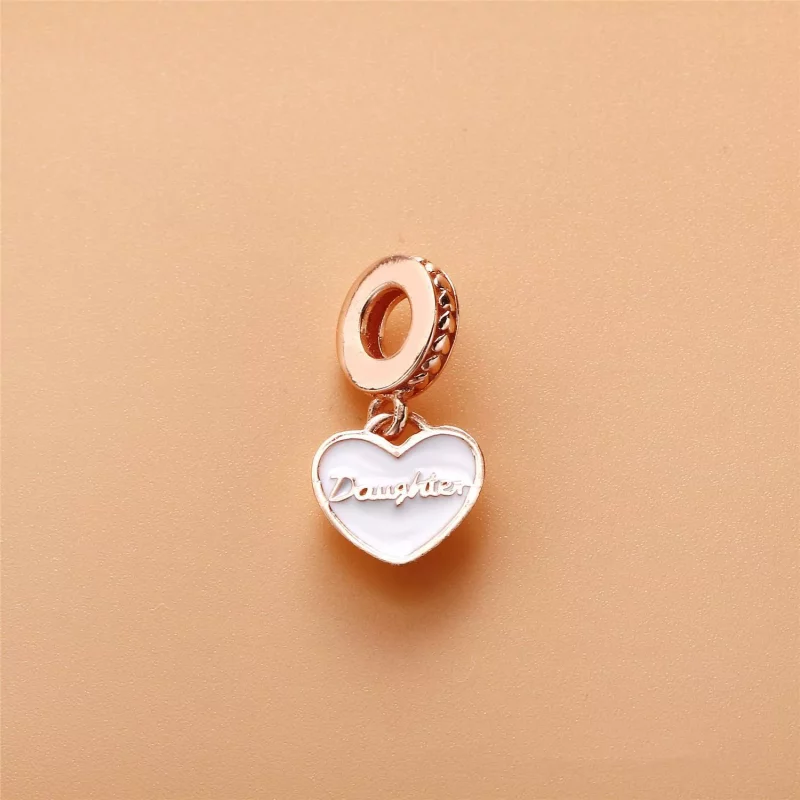 (imagen para) Charm colgante en PANDORA Rose Corazones Madre e Hija - 782072EN23 - Ver 3