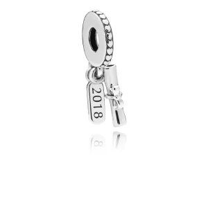 (imagen para) Charm Colgante PANDORA en plata de ley Diploma de Graduación - 797396