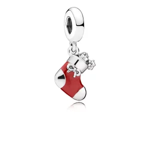 (imagen para) Charm Colgante PANDORA en plata de ley media de Navidad - 796387EN39