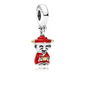 (imagen para) Charm Colgante PANDORA en plata de ley y oro Año Nuevo Chino 2018 - 796565ENMX