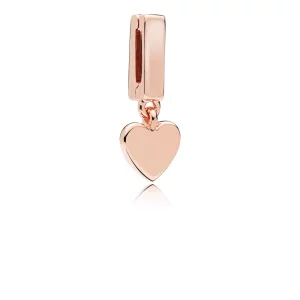(imagen para) Charm colgante Reflexions en PANDORA Rose Corazón - 787643
