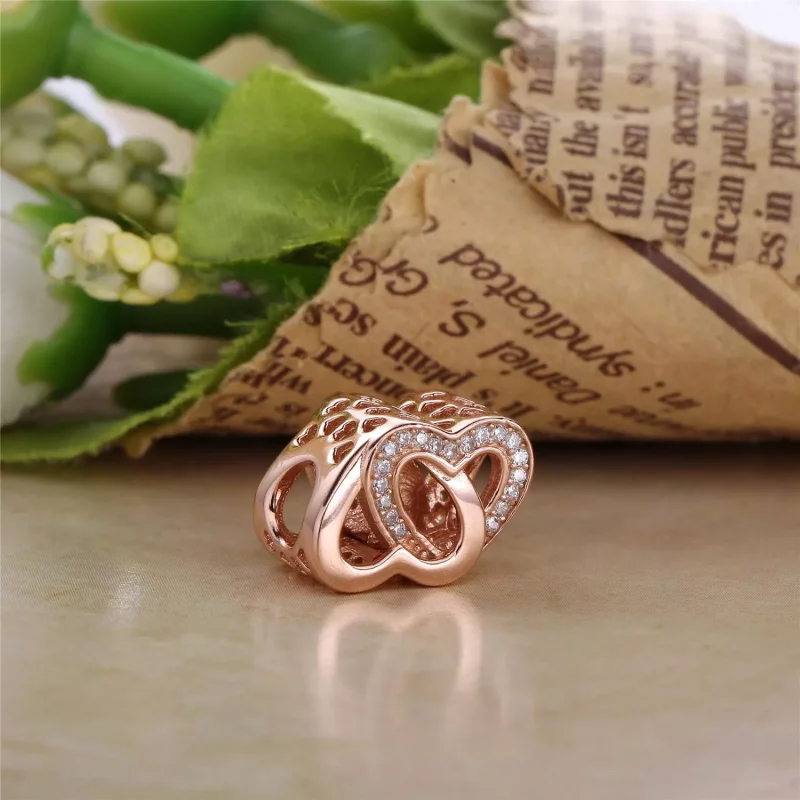 (imagen para) Charm en filigrana PANDORA Rose Amor Enlazado - 781880CZ - Ver 2