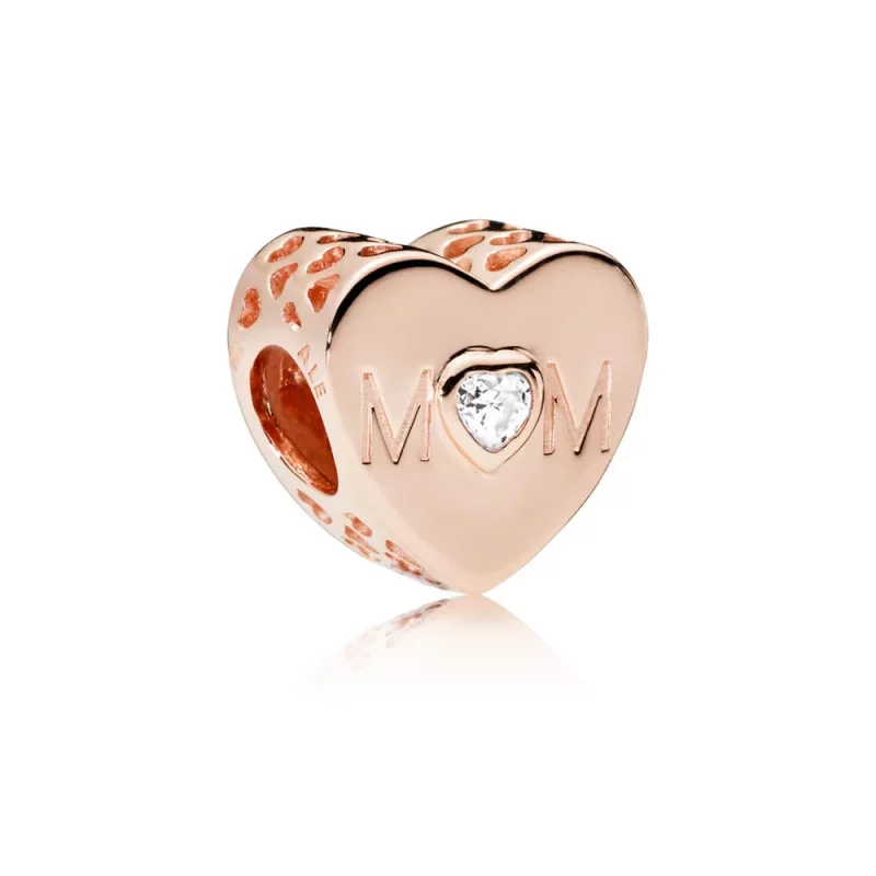 (imagen para) Charm en PANDORA Rose Corazón de Madre - 781881CZ