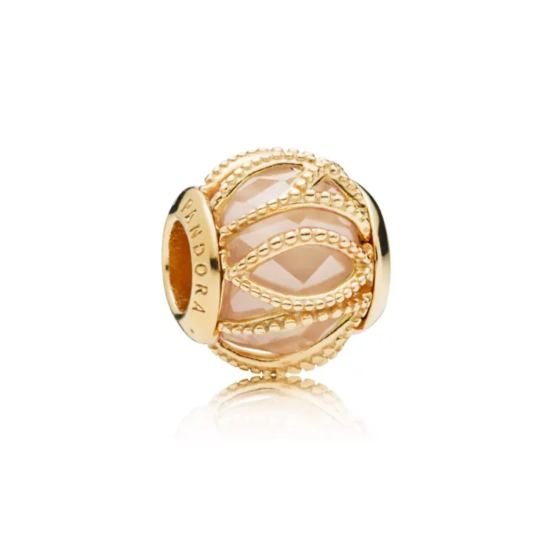(imagen para) Charm en PANDORA Shine Brillo Entrelazado Dorado - 761968CCZ