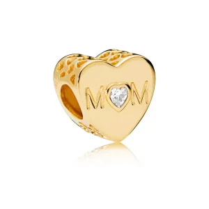 (imagen para) Charm en PANDORA Shine Corazón de Madre - 761881CZ