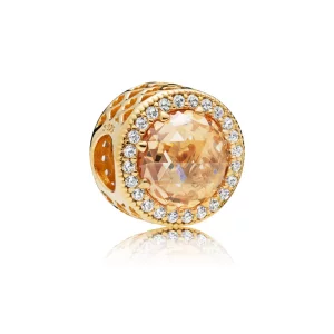 (imagen para) Charm en PANDORA Shine Corazones Radiantes Dorados - 761725CLG