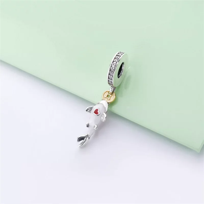 (imagen para) Charm PANDORA Carpa de buena fortuna 797829CZ - Ver 4