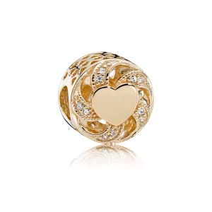 (imagen para) Charm PANDORA Corazón de la cinta 751004CZ