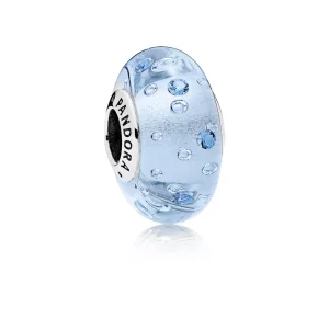 Charm PANDORA cristal de Murano Gotas de Hielo - 796365CZB (imagen para) Charm PANDORA cristal de Murano Gotas de Hielo - 796365CZB