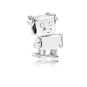 (imagen para) Charm PANDORA en plata de ley Bobby Bot - 797551EN12