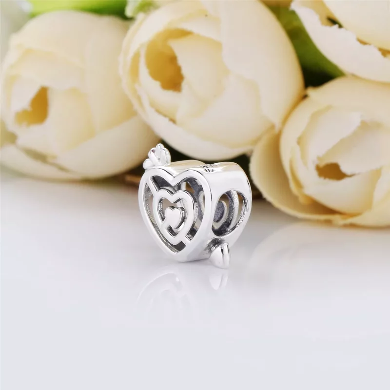 (imagen para) Charm PANDORA en plata de ley Camino de Amor - 797814 - Ver 3