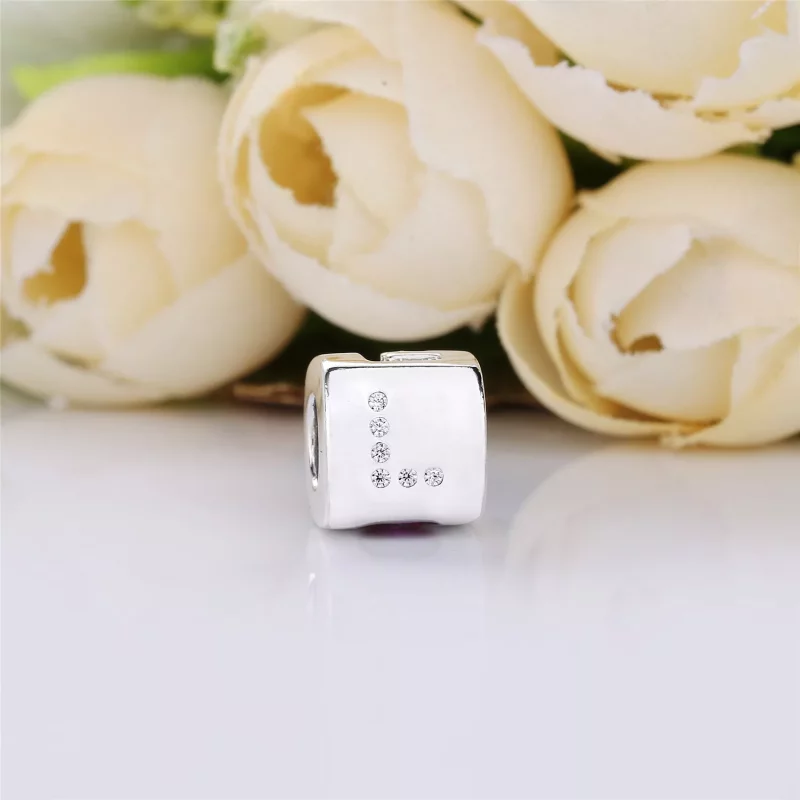 (imagen para) Charm PANDORA en plata de ley Dado de Amor - 797811CZR - Ver 4