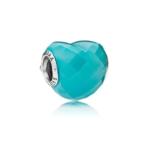 Charm PANDORA en plata de ley Forma de Amor Azul - 796563NSC (imagen para) Charm PANDORA en plata de ley Forma de Amor Azul - 796563NSC