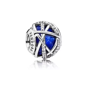 Charm PANDORA en plata de ley Galaxia Azul - 796361NCB (imagen para) Charm PANDORA en plata de ley Galaxia Azul - 796361NCB
