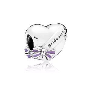(imagen para) Charm PANDORA en plata de ley Mejor Dama de Honor - 797272EN159