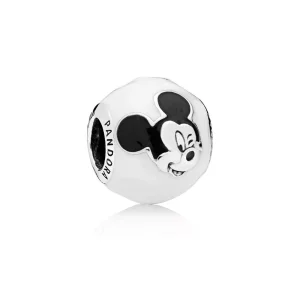 (imagen para) Charm PANDORA en plata de ley Mickey Expresivo - 796339ENMX