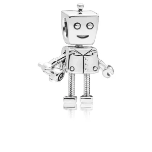 (imagen para) Charm PANDORA en plata de ley Rob Bot - 797819