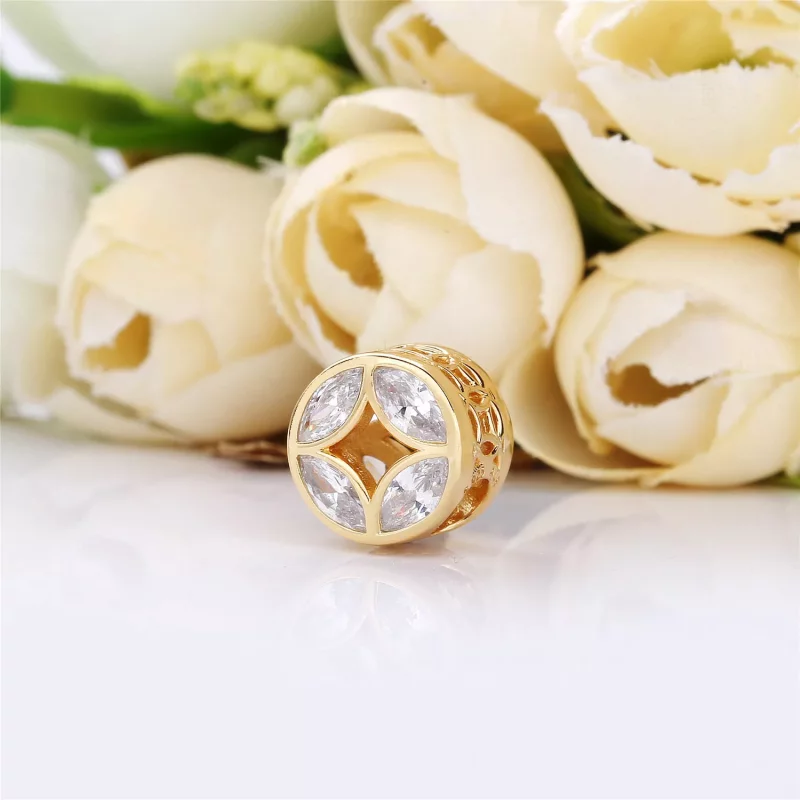 (imagen para) Charm PANDORA Moneda de la buena fortuna 767821CSY - Ver 3