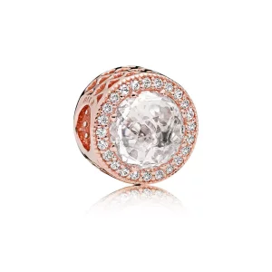 (imagen para) Charm PANDORA Rose Corazones Radiantes - 781725CZ