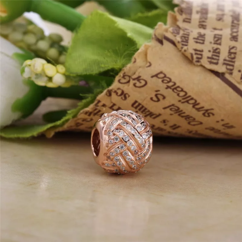 (imagen para) Charm PANDORA Rose Nudo de Amor Brillante - 781537CZ - Ver 2