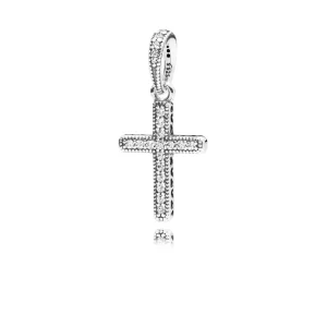 (imagen para) Colgante PANDORA en plata de ley Cruz - 397571CZ