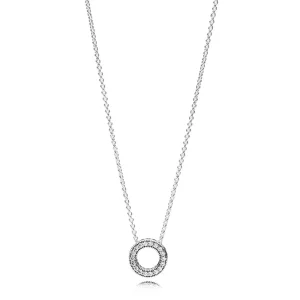 Collar PANDORA Corazones de Pandora 397436CZ (imagen para) Collar PANDORA Corazones de Pandora 397436CZ