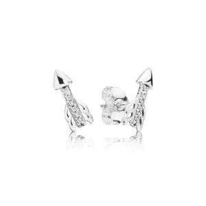(imagen para) Pendientes PANDORA en plata de primera ley Flechas Brillantes - 297828CZ