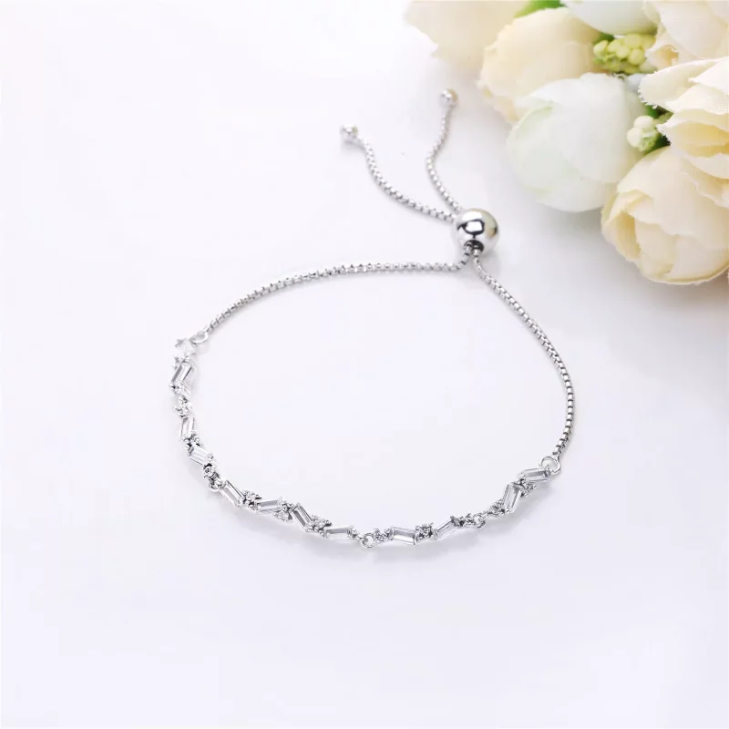 (imagen para) Pulsera PANDORA en plata de ley Belleza Glacial - 597558CZ - Ver 2