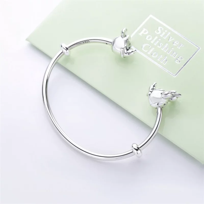 (imagen para) Pulsera PANDORA Moments en plata de ley Abierta Mickey y Minnie - 597494 - Ver 3