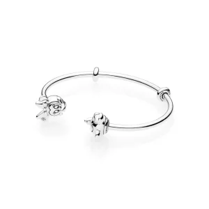 (imagen para) Pulsera PANDORA Moments en plata de ley Abierta Mickey y Minnie - 597494