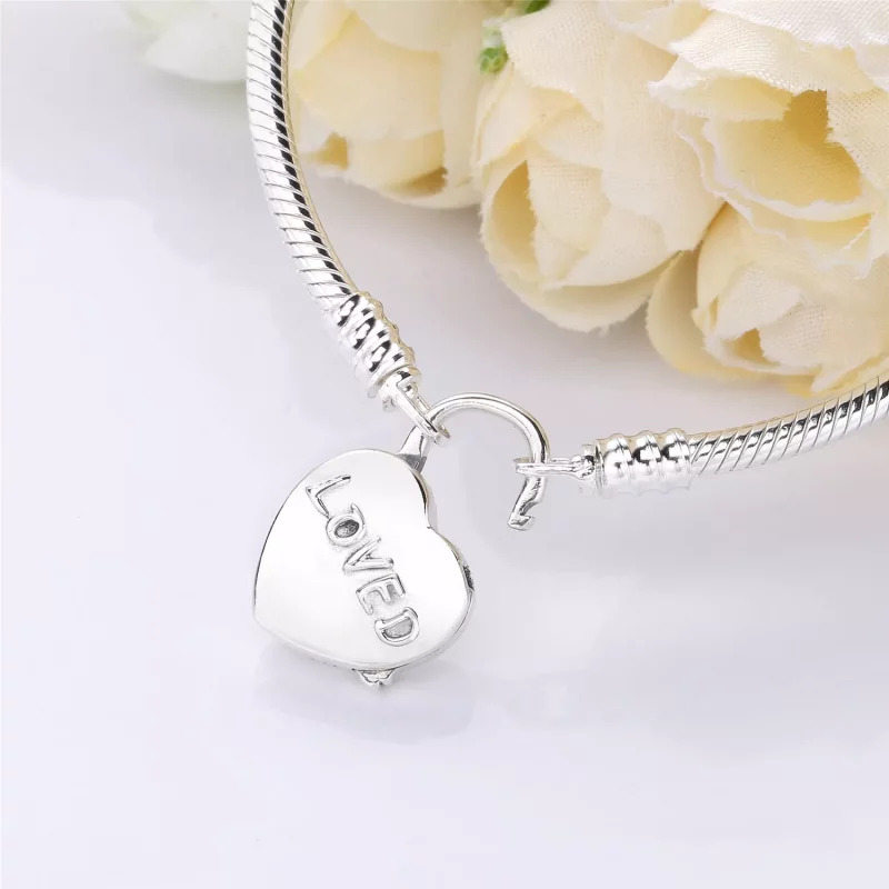 (imagen para) Pulsera PANDORA Moments en plata de ley Corazón Amado - 597806 - Ver 2