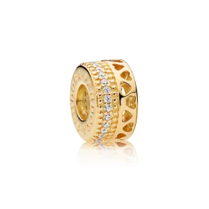 (imagen para) Separador en PANDORA Shine Corazones de PANDORA - 767415CZ
